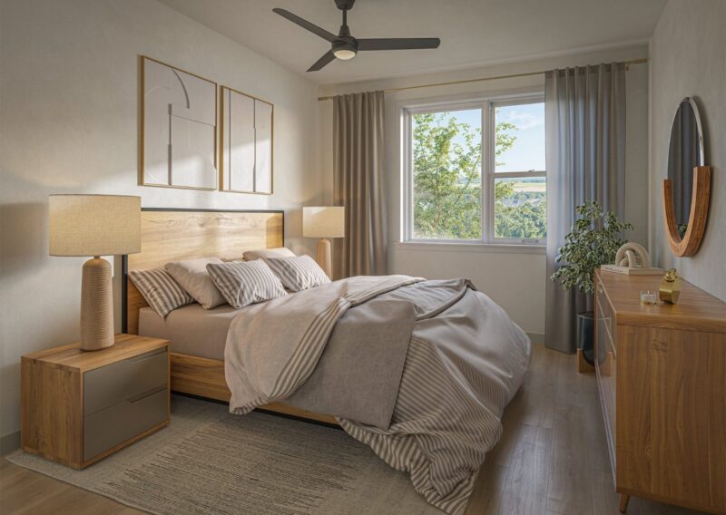 Primary bedroom, plan B6