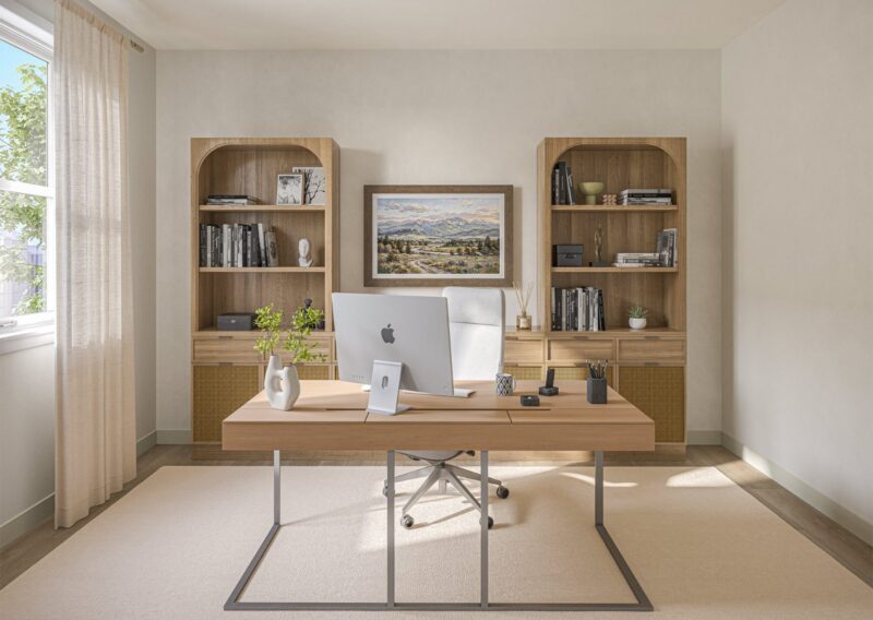 Second bedroom as a home office